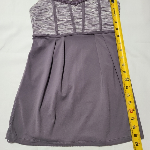 Lululemon Bulerias Tank Magnum Gray sz 4 - Picture 4 of 7